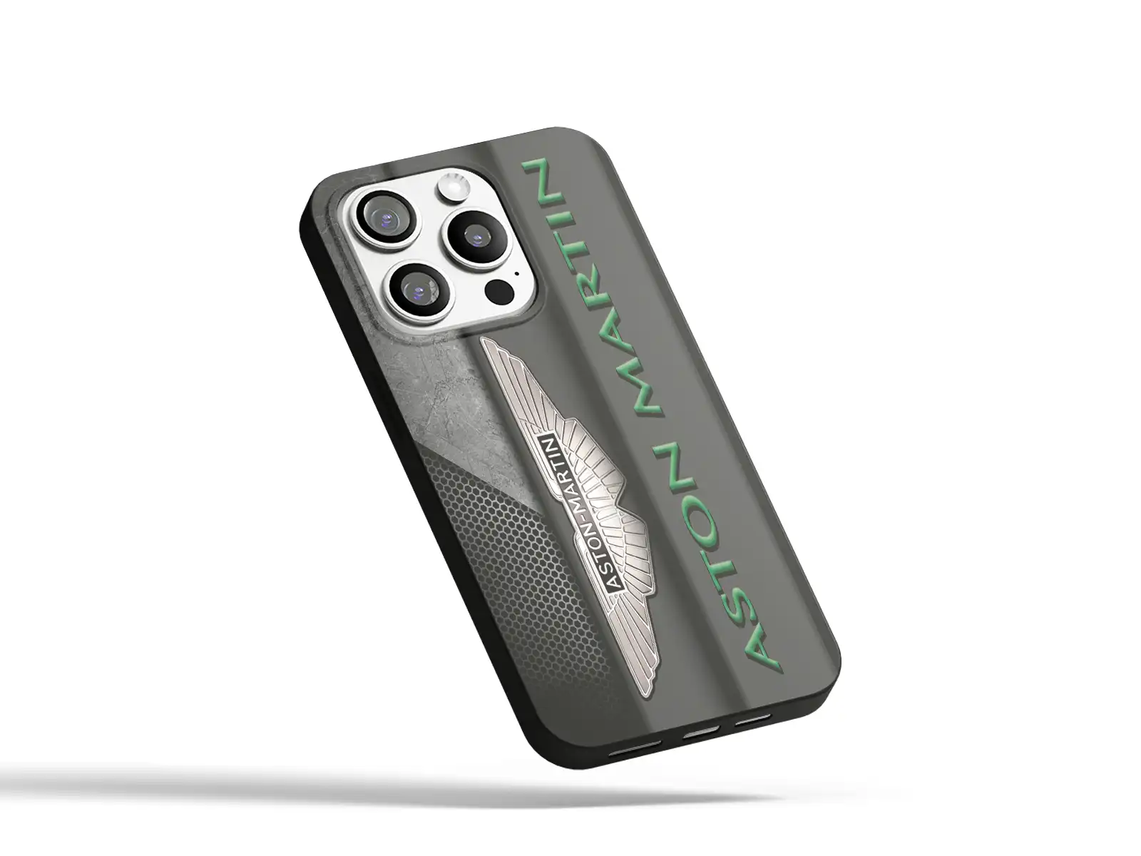 Aston Martin Cover Telefono Look Drift da Gara